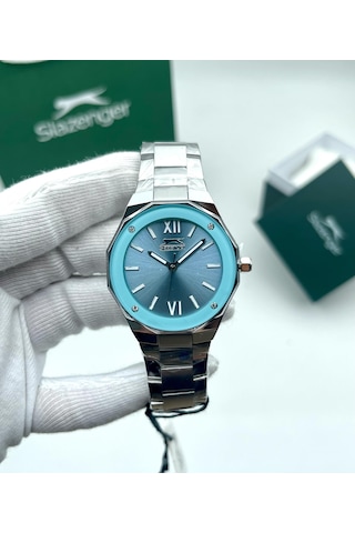 Slazenger Sl.09.2258 Kadın Kol Saati + Bileklik Turkuaz