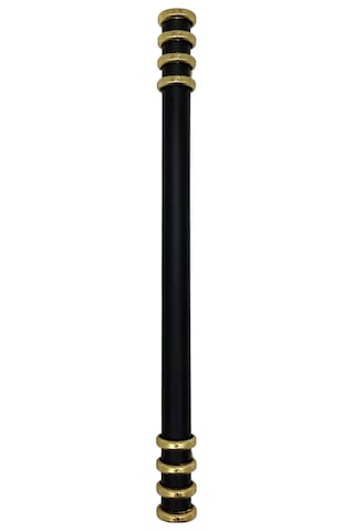 Detay Boru Siyah Altın Dolap Kulpu Mobilya Ve Mutfak Dolap Kulpu Siyah - Altın 160mm 2 Adet Siyah Altın