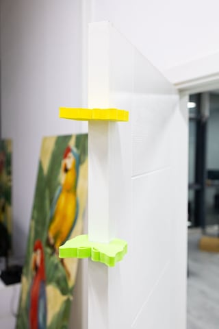 4 Adet Sünger Iz Bırakmaz Kapı Durdurucu Ev Yatak Odası, Pencere Dekoratif Çocuk Ve Bebek Güvenlik Çok Renkli