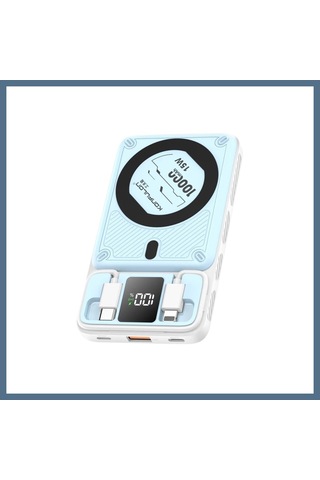 Buradabulabilirsin Konfulon M25w 10.000 Mah 20w Pd Magsafe Powerbank - Mavi Bbz