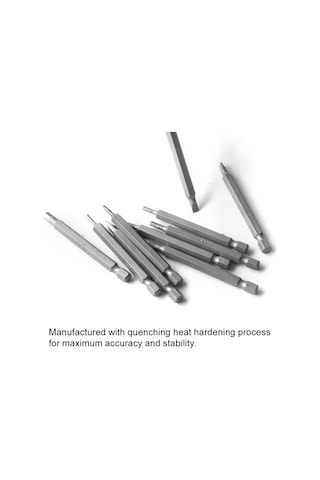 Moveevo 36 Parça 75mm Uzun Elektrik Matkap Ucu Seti - Karbon Çelik, Yüksek Sertlik, Tork Sağlama, Kayma Önleyici, Dayanıklı Kutu İçerisinde