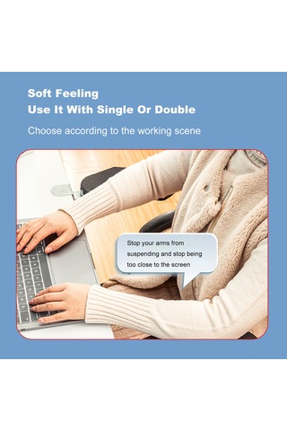 Reedark Katlanır Döner Kol Destekli Masa Uzantısı - Ergonomik Ve Yumuşak Koltuk