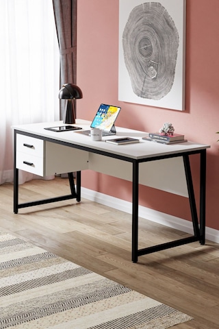 Ms2c Çalışma Masası,ofis Masası - 70x160 Cm - Beyaz Ms2c - 160 - Beyaz
