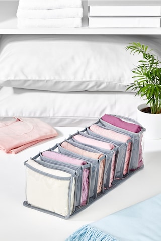 Serstil 11 Gözlü Şeffaf Çekmece Içi Düzenleyici Organizer Medium Gri