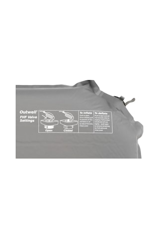 Outwell Sleepin Double 5.0 Cm Yalıtımlı Çift Kişilik Şişme Mat Blk. Siyah