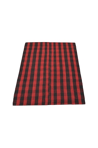 Kilim Antik El Dokuma Yün Ekoseli Sofra Yörük Kilimi 0092 - Yeni - Çok Renkli