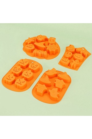 Gildedwill Cadılar Bayramı Kek Kalıbı Hayalet Bebek Balkabağı Pişirme Kalıbı Kendin Yap Kurabiyeler Kurabiye Kalıpları