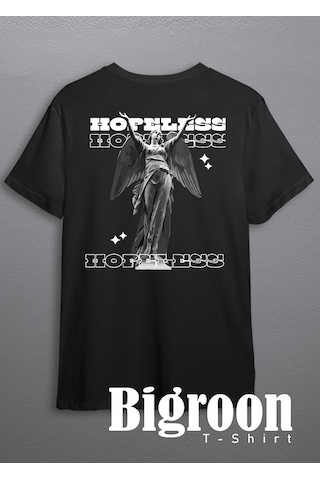 Hopeless Umutsuz Realistik Gerçekçi Tişört Unisex T-shirt 001