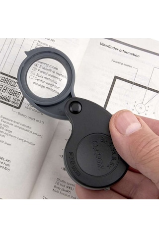 Carson Triview 3lü Lup Büyüteç