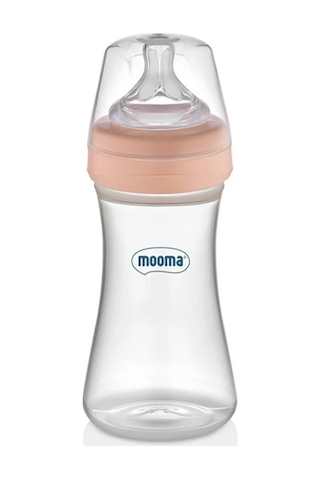 Mooma Biberon 250 Ml 6-18 Ay Orta Akış - Pembe Standart