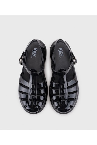 Igor Vega Platform Kadın Siyah Sandalet S10360-002