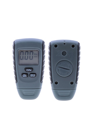 Xiyyadms Lcd Ekranlı Dijital Boya Kalınlığı Ölçer - Abs Malzeme, 0.02mm Çözünürlük, Boya Kalınlığı Ölçüm Aleti Gri