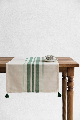 Tereza Runner Yeşil Masa Örtüsü