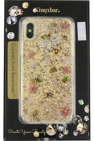 Kingxbar Apple Uyumlu iPhone Xs Simli Arka Koruma Kılıf