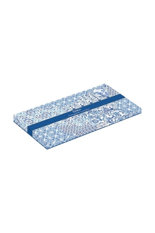 Easy Life Porselen Oval Servis Tabağı 33,5cm X 15cm Mavi