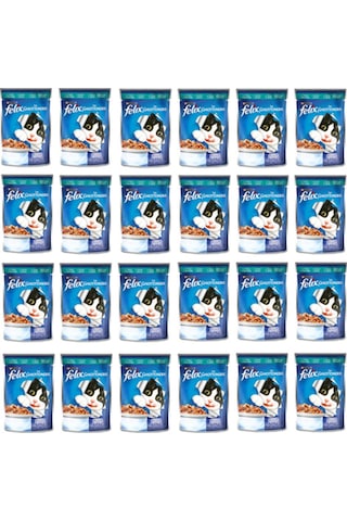 Felix Ton Balıklı Yetişkin Kedi Konservesi Pouch 85 Gr X 24 Adet