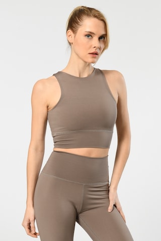 Türen Kadın Halter Yaka Sporcu Büstiyer 3701/ Vizon