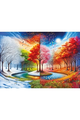 Art Puzzle Dört Dünya 2000 Parça Puzzle