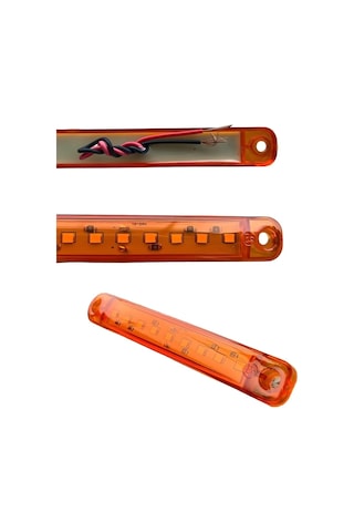 10 Adet 9 Led'li Parmak Led Turuncu Kamyon Tır Ve 12/24 Volt Araçlar Aksesuar Dorse & Etek Lambası