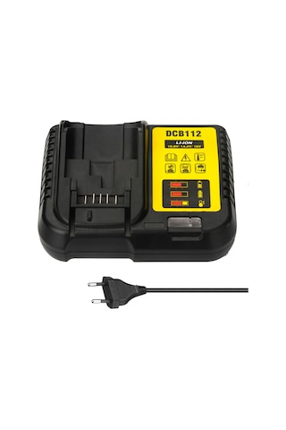 Sringsun Dcb112 Yedek Li-ıon Pil Şarj Cihazı Dewalt 12v 14.4v 18v Lityum Hücrelerle Uyumlu