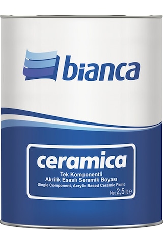 Bianca Ceramica – Seramik Boyası Beyaz 0,75 Lt