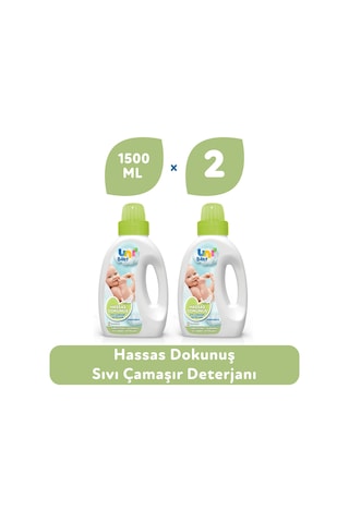 Uni Baby Hassas Dokunuş Sıvı Çamaşır Deterjanı 2 x 1500 ML