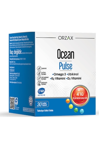 Ocean Pulse Balık Yağı 30 Kapsül
