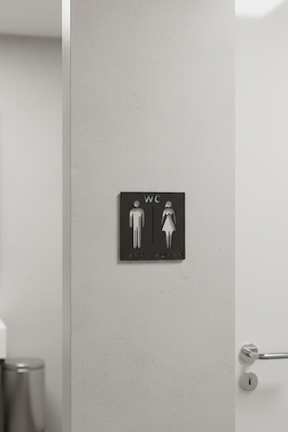 Wc Tabelası, Tuvalet Levhası, Kadın Erkek Tabela, Yönlendirme Levhaları 30