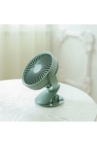 Usb Klip Fan F15 Yedi İnç Küçük Fan Öğrenci Yurt Elektrik Fan Renk: Pembe, Boyut: 200x133x170mm