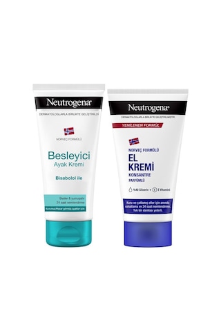 Neutrogena Parfümlü El Kremi + Besleyici Bakım Ayak Kremi
