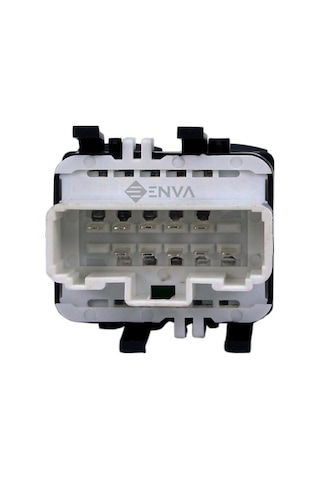 Renault Clio 3 Sol Ön İkili Cam Açma Düğmesi 2008-2012 Gri Soket
