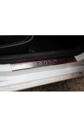 Volkswagen Polo 6R Krom Kapı Eşiği 2009 2017 4Kapı Paslanmaz Çeli N11.458