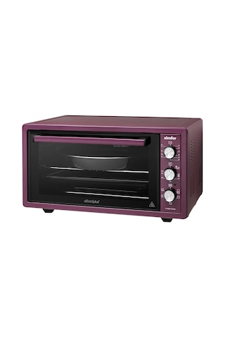 Simfer M4504 45 LT Turbo Midi Fırın Mürdüm