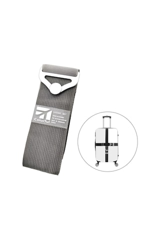 Homyl Bagaj Askısı Kemeri Valizler Bant Seyahat Çanta Bavul Gri