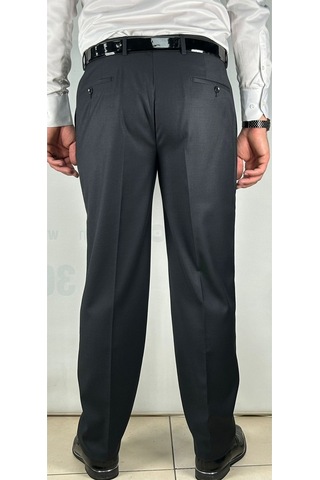 Erkek Battal Esnek Dız Astarlı Yüksek Kalite Kumaş Pantolon M Gri