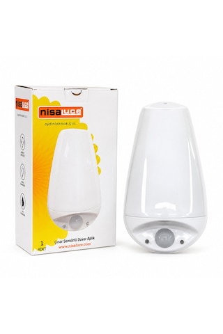 E27 - Ip20 Soft 0,4w - 50w Çınar Sensörlü Led Aplik Duvar Lambası E2003-2 Diğer