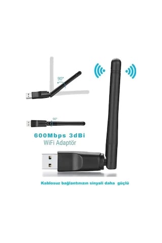 Trio W114 600 Mbps Yüksek Hızlı Usb Wifi Dongle Wifi Adaptörü Kablosuz