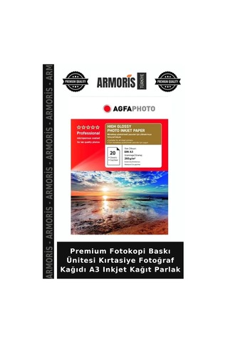 Premium Fotokopi Baskı Ünitesi Kırtasiye Fotoğraf Kağıdı A3 Inkjet Kağıt Parlak