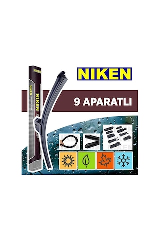 Niken Yeni Seri Plus Ford Fiesta Muz Silecek Takımı 2008-2017 Muz Tip Silecek Aparatlı