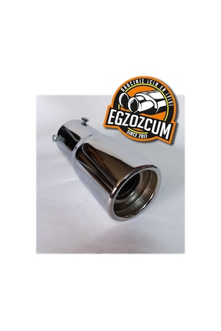 60 Mm. Islık Sesli Egzoz Eksoz Ucu Sök Tak Çift Vidalı