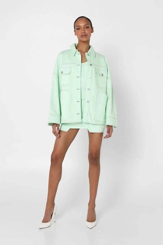 By Dyln Mint Yeşili Oversize Denim Ceket - Jerome Jacket, Şık Ve Rahat Tasarım Yeşil