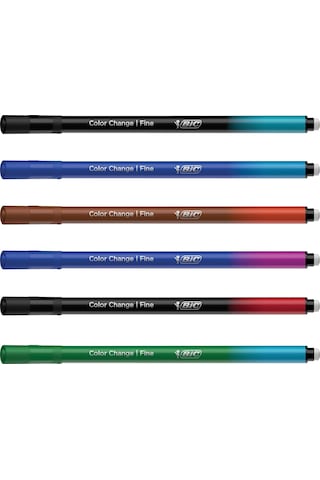 Bic Intensity Colour Change Keçe Uçlu Kalem 6'lı