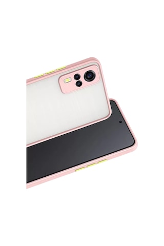 Mey İthalat Vivo Y53s Kılıf Montreal Silikon Kapak - Pembe