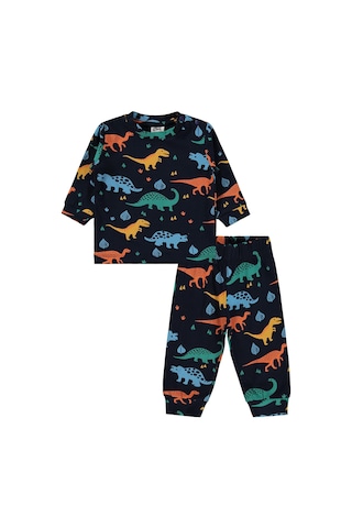 Civil Baby Dinozorlu 6-18 Ay Pijama Takımı - Lacivert