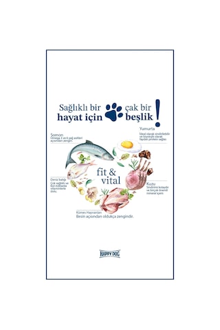 Happy Dog Fit & Vital Mini Senior Yaşlı Köpek Kuru Maması 4 KG