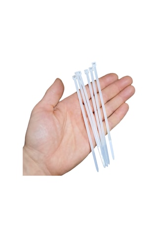 Aletçantam Kablo Bağı Plastik Kelepçe Cırt Amerikan Kelepçesi 100 Adet -3.6x150mm