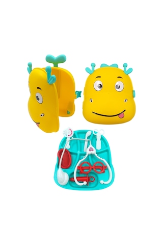 Oyuncak Doktor Seti Çekçekli Valizli Çantalı Doktor Seti 7 Parça