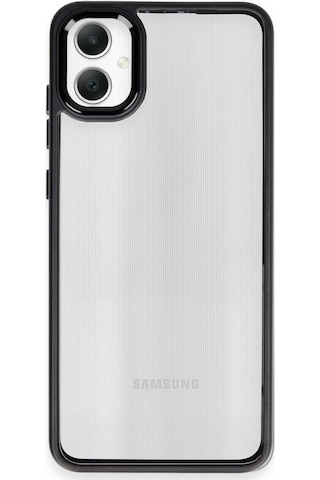 Cosmotex Newface Samsung Galaxy Uyumlu  A05 Kılıf Power Silikon - Siyah Sıyah