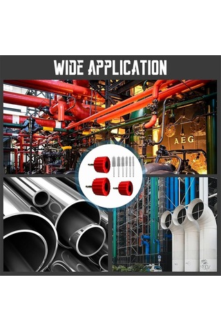 Xurunkeji Metal Boru Temizleyici, Matkap Bağlantılı Boru Temizleyici, Bakır Boru Aletleri, Boru Temizleme Alet Seti, 3'lü Boru Temizleyici Seti