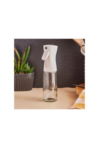 Sprey Yağdanlık Sıvı Yağ Spreyi Yağlık Air Fryer Da Yağ Tasarruf Edin Zeytinyağı Için Beyaz 225ml Beyaz